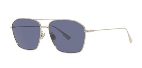 Dior Rectangular Sunglasses Stellaire O3S J5GKU Gold 57mm